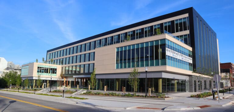 Commercial Real Estate Building at 1501 Mike Fahey Street, Omaha, Nebraska.