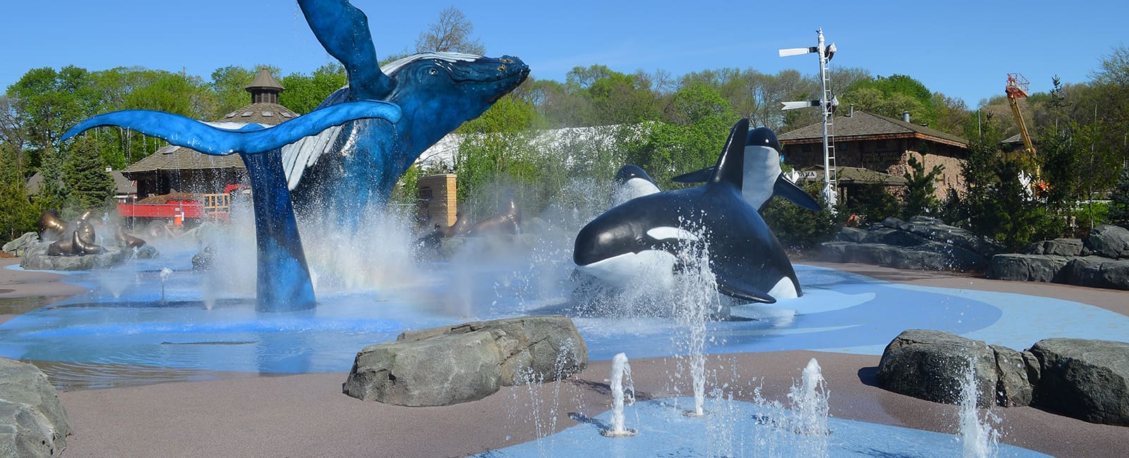 Henry Doorly Zoo and Aquarium's Alaskan Adventure splashpad.