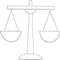 scales icon for ethics core value