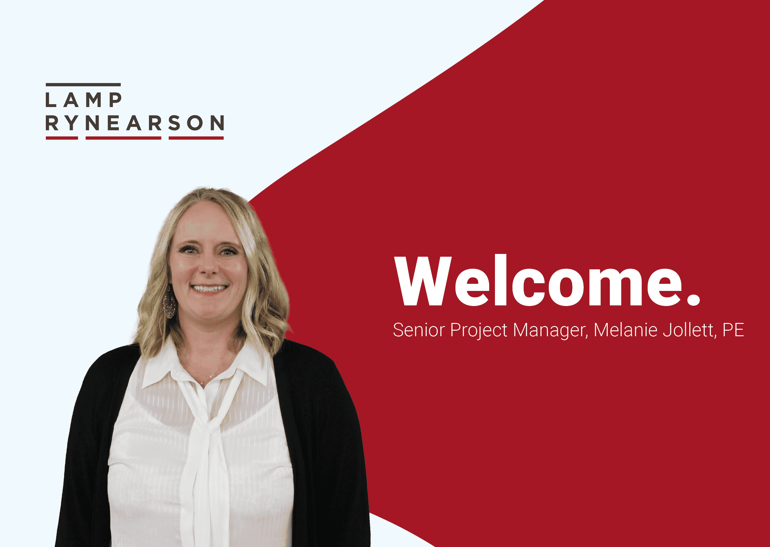 Welcome, Melanie Jollett Banner