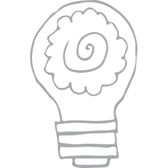 illustration of and idea lightbulb