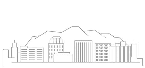 Fort Collins skyline drawing